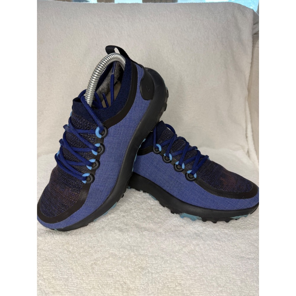 Allbirds Trail Runners SWT Blue Black Women Size 8 Sneakers